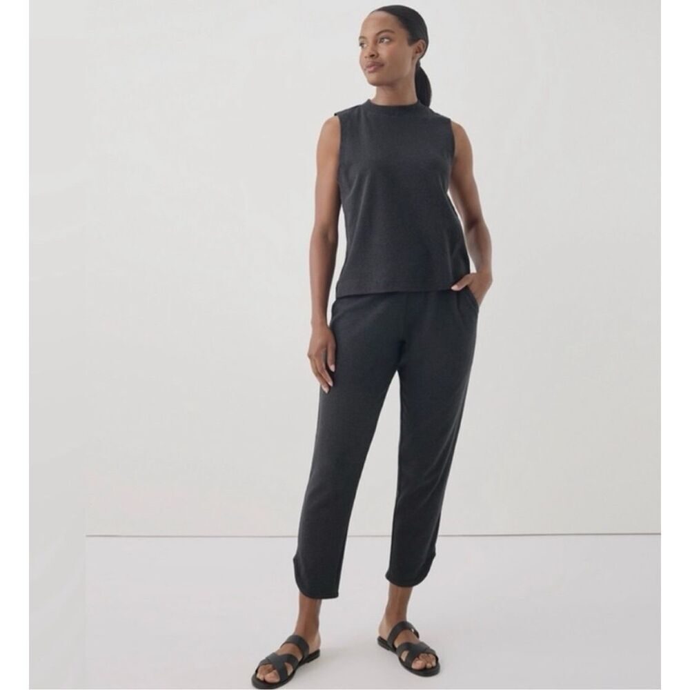 ✨PACT Tulip Hem Lounge Grey Sz Small Pants✨